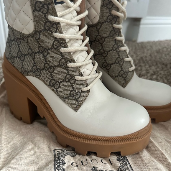 Gucci Platform High Block Heel Ankle Boot - Picture 3 of 4